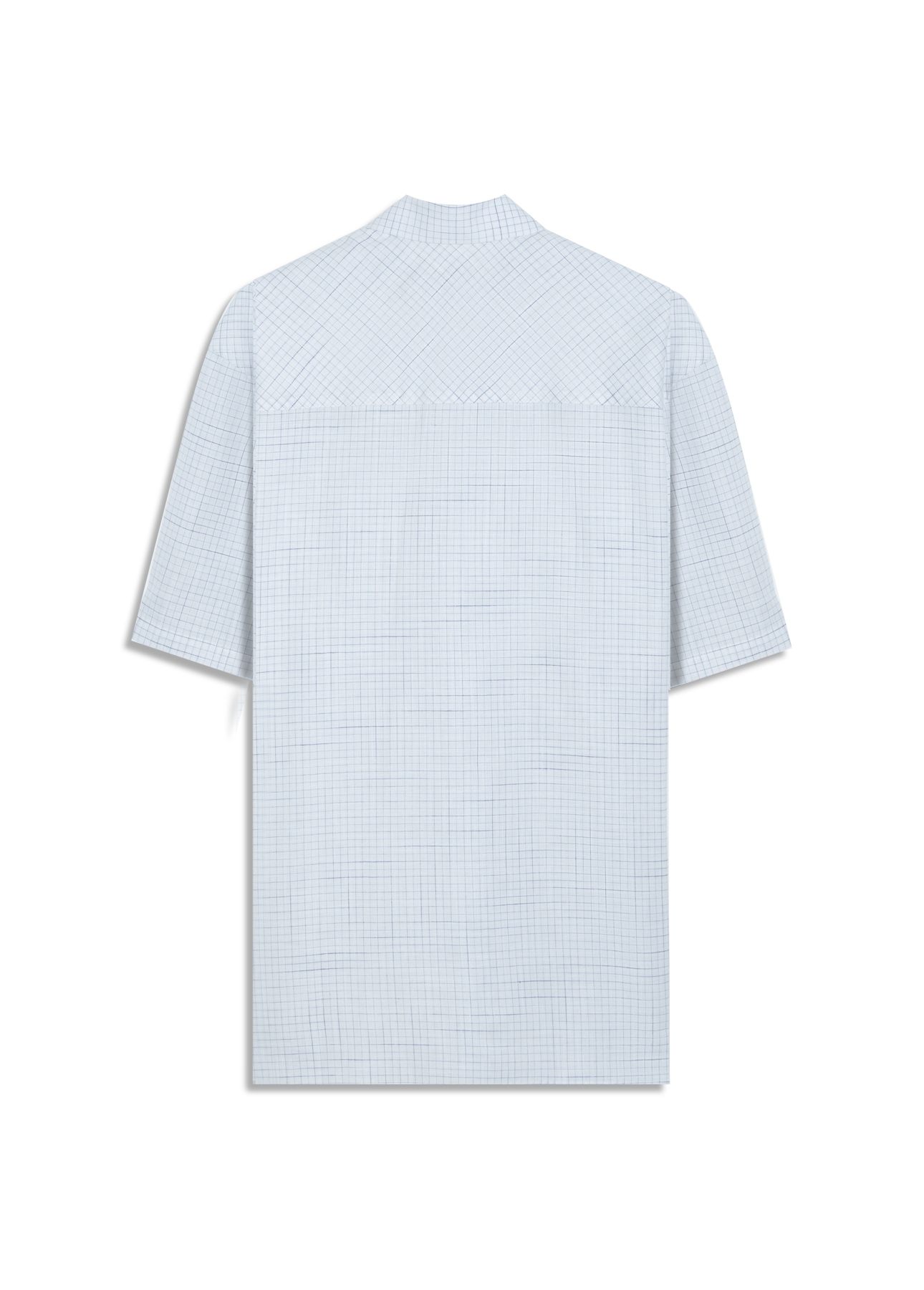 Camisa Linen Like Sacramento Xadrez Vintage Branco