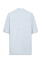 Camisa Linen Like Sacramento Xadrez Vintage Branco