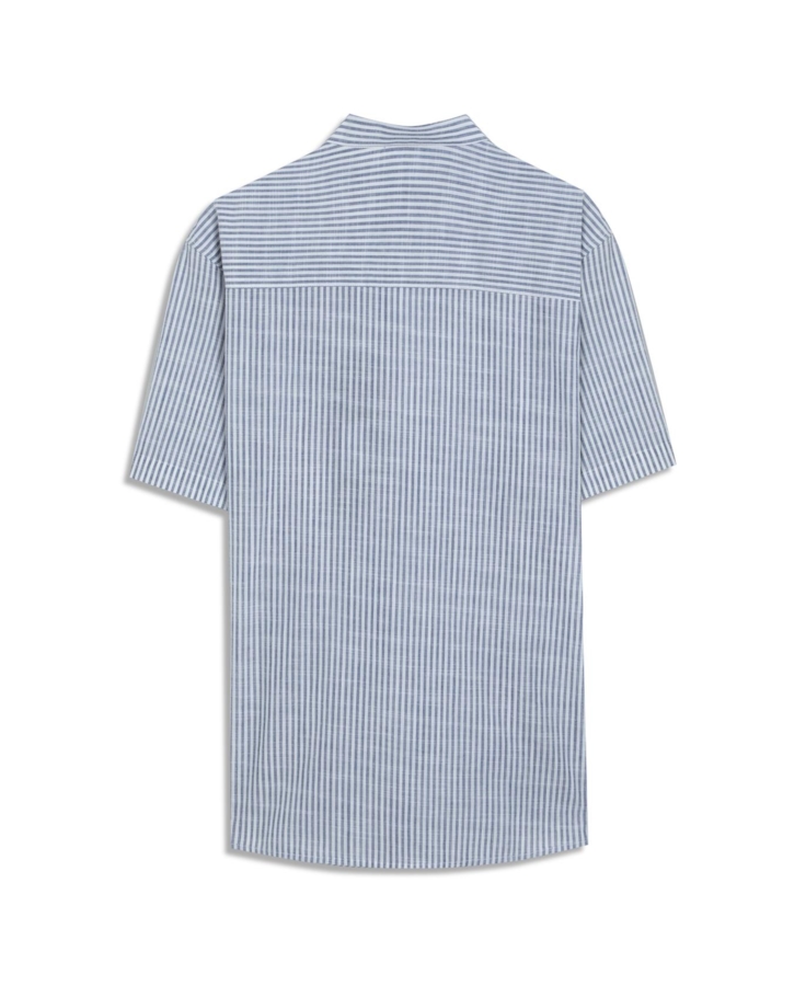 Camisa Linen Like Santa Ana Classic Xangai Marinho