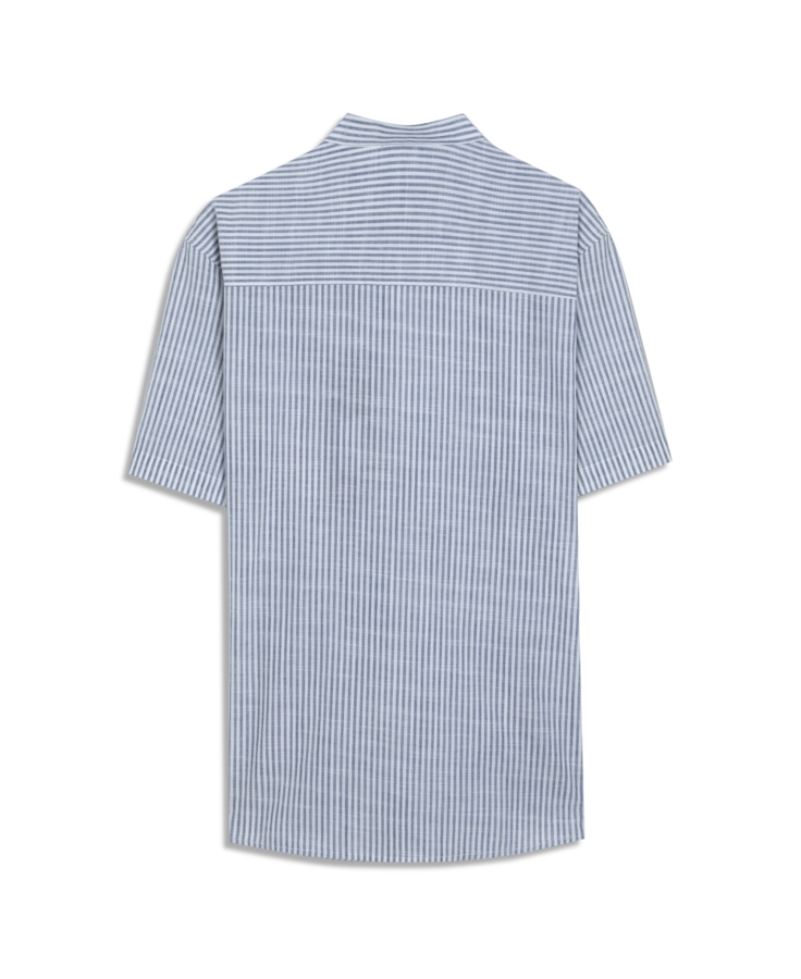 Camisa Linen Like Santa Ana Classic Xangai Marinho