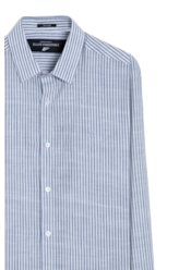 Camisa Linen Like Santa Ana Classic Xangai Marinho