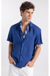 Camisa Linen Like Vintage Shangai Royal