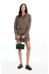 Camisa Linen Straight Stripes Petit Tabaco