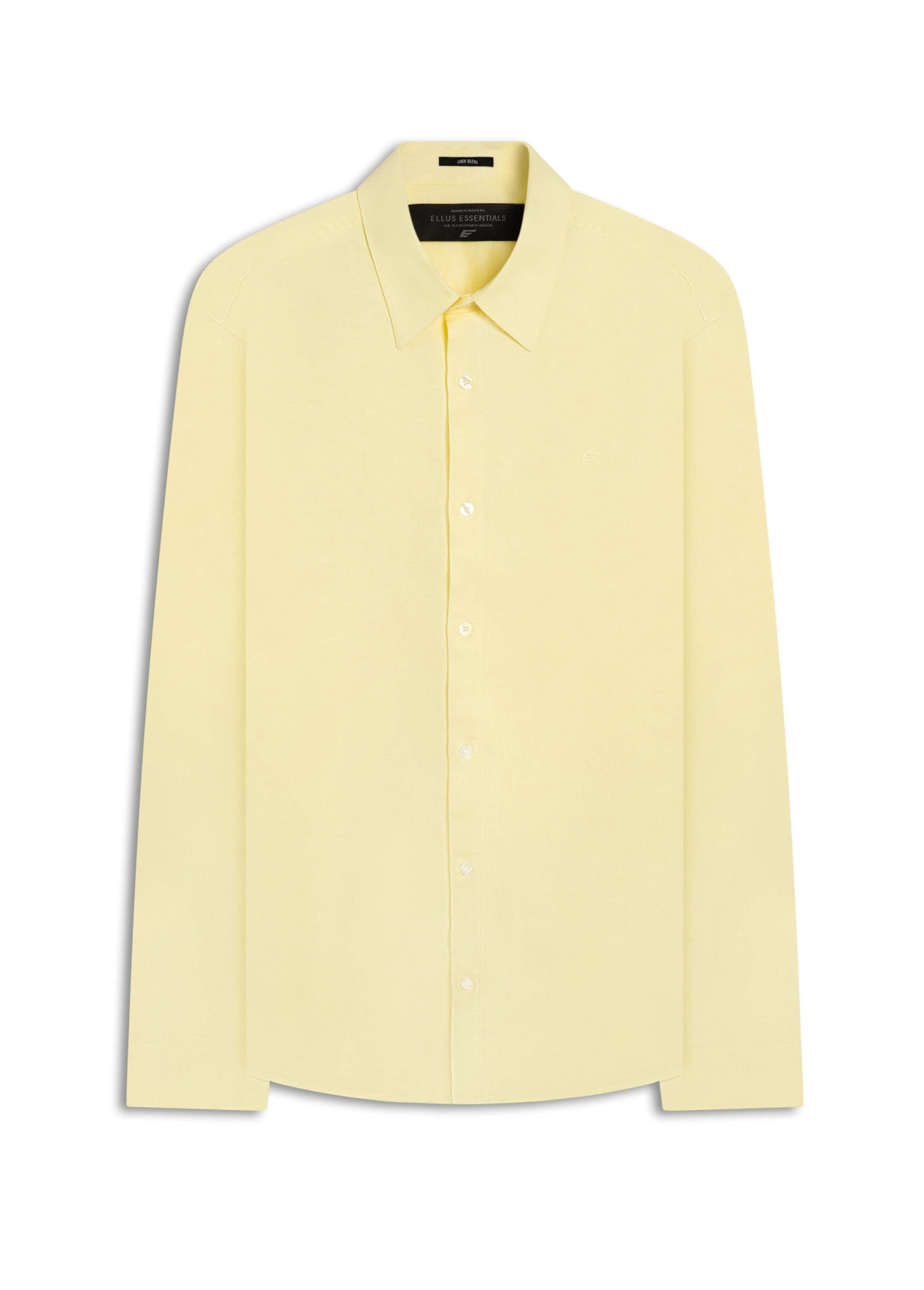 Camisa Linho Blend Anatomic  Amarelo