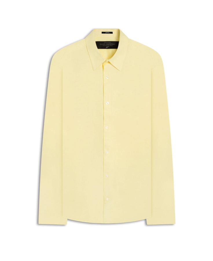 Camisa Linho Blend Anatomic  Amarelo