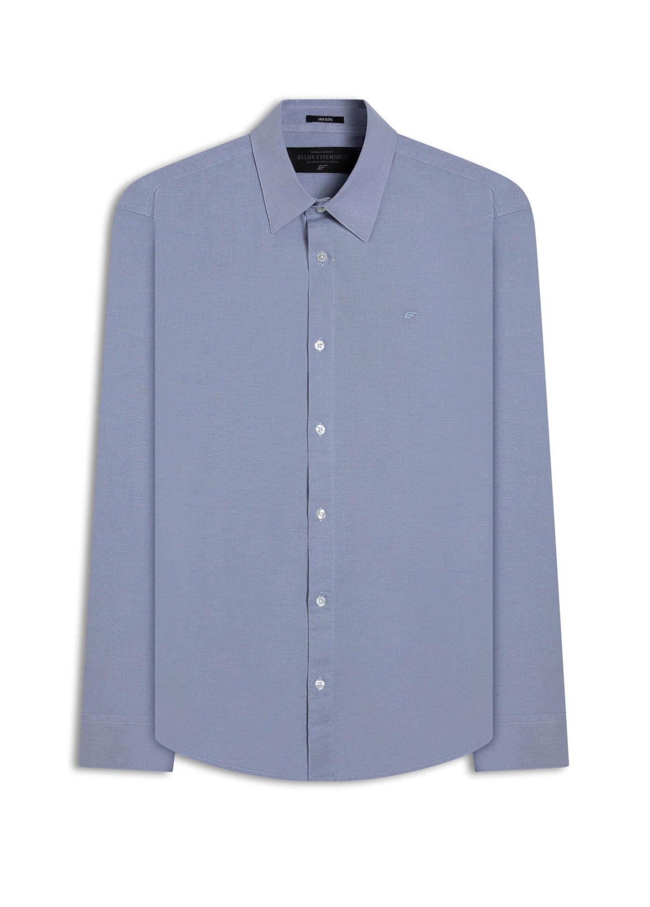 Camisa Linho Blend Anatomic Azul Claro
