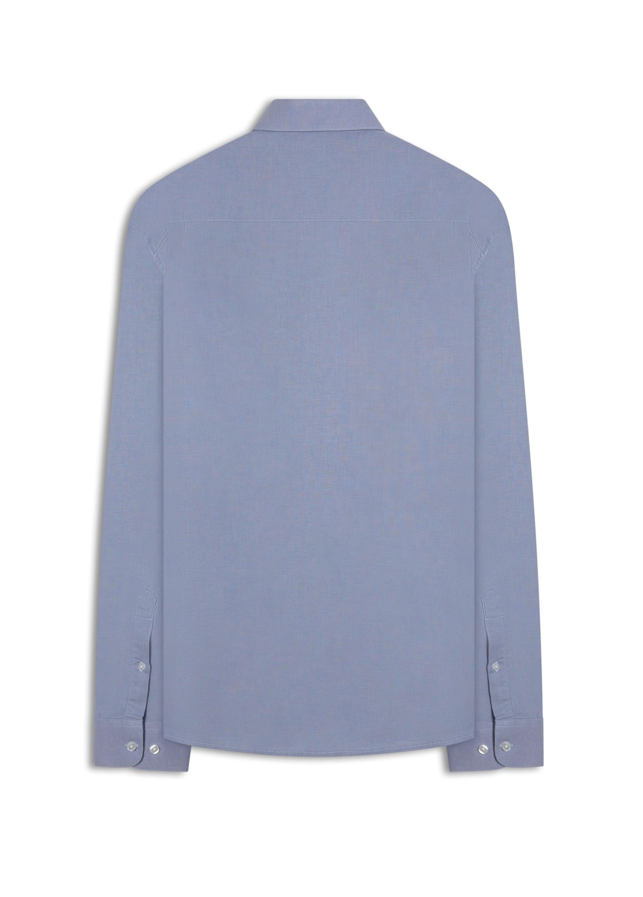 Camisa Linho Blend Anatomic Azul Claro