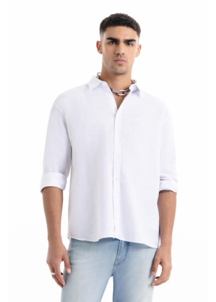 Camisa Linho Blend Anatomic Branco