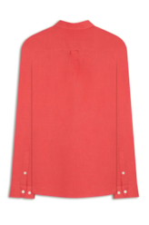 Camisa Linho Blend Anatomic Cereja