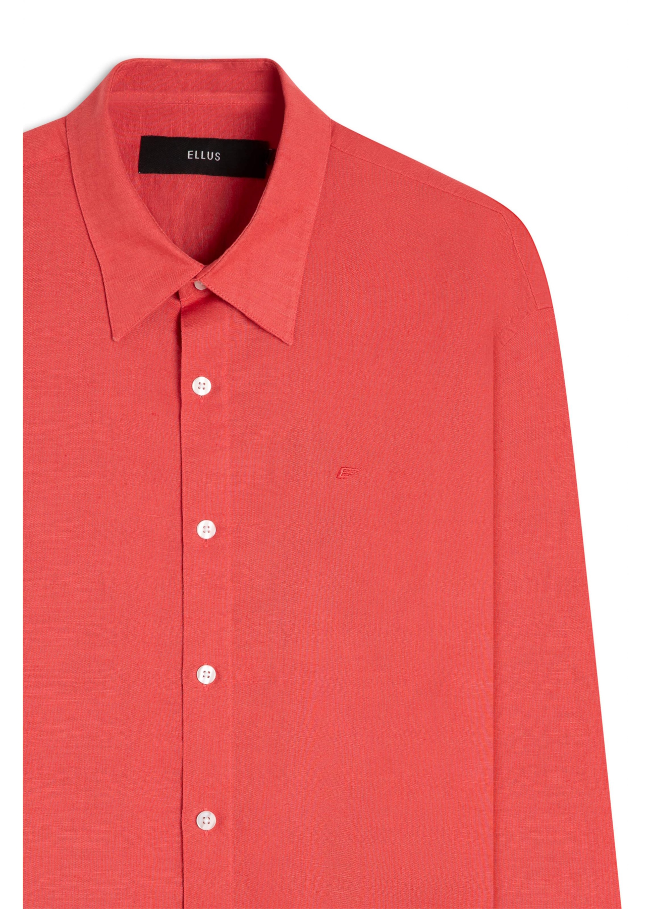 Camisa Linho Blend Anatomic Cereja