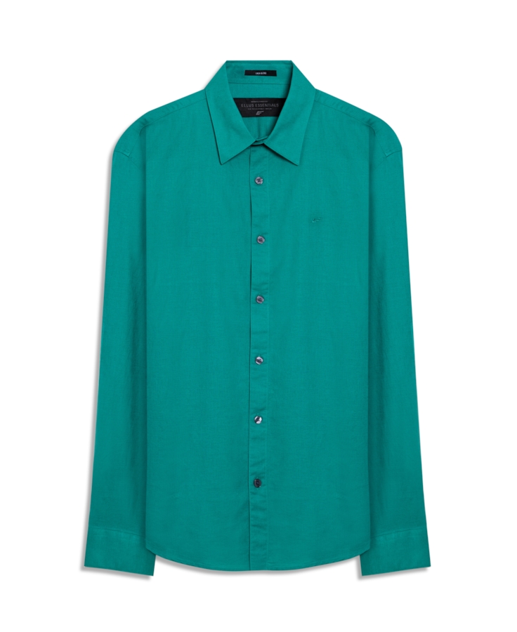 Camisa Linho Blend Anatomic Esmeralda