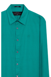 Camisa Linho Blend Anatomic Esmeralda