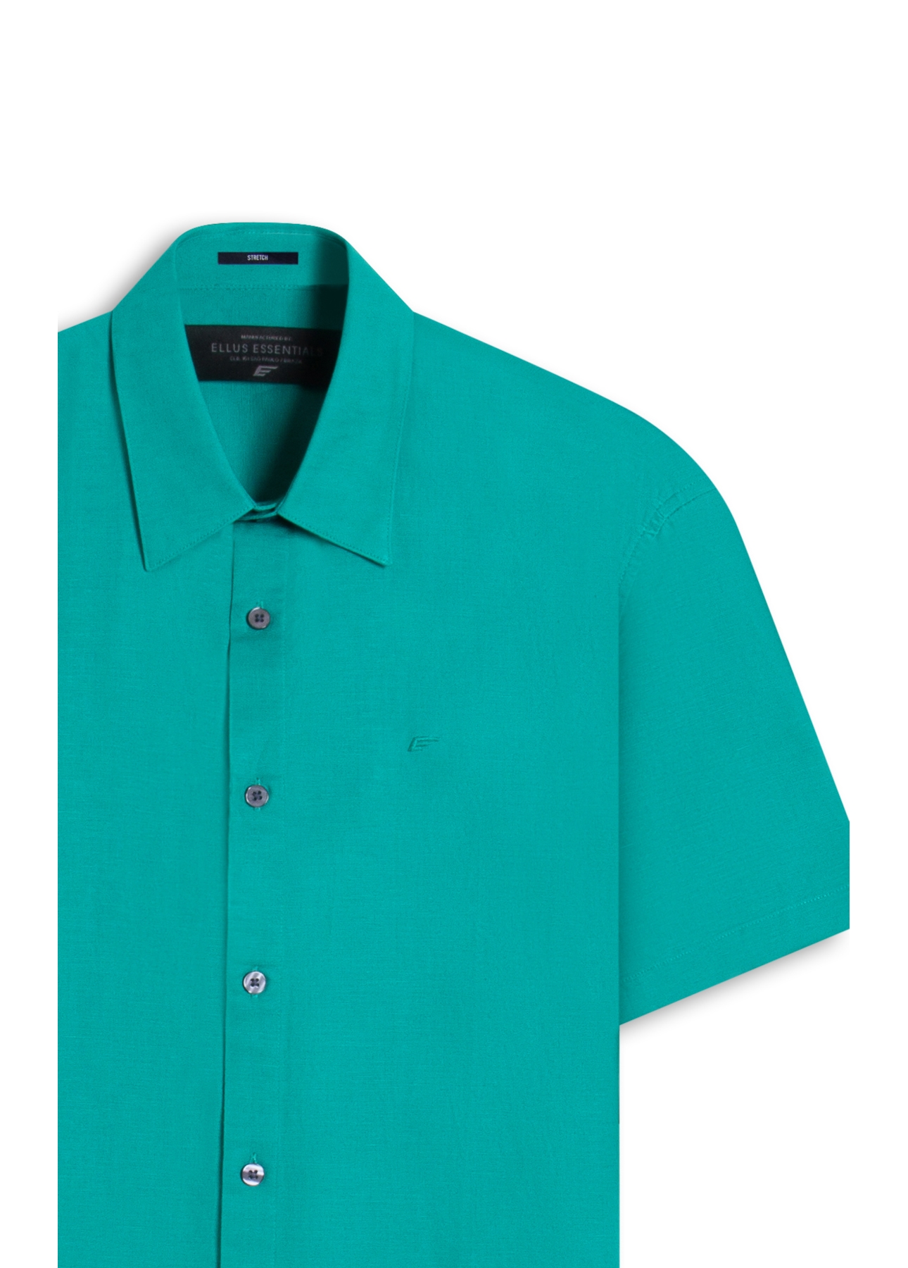 Camisa Linho Blend Anatomic Esmeralda