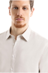 Camisa Linho Blend Anatomic Gelo