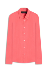 Camisa Linho Blend Anatomic Melancia