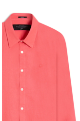 Camisa Linho Blend Anatomic Melancia