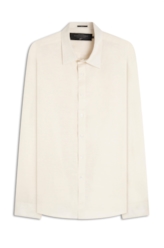 Camisa Linho Blend Anatomic Off White