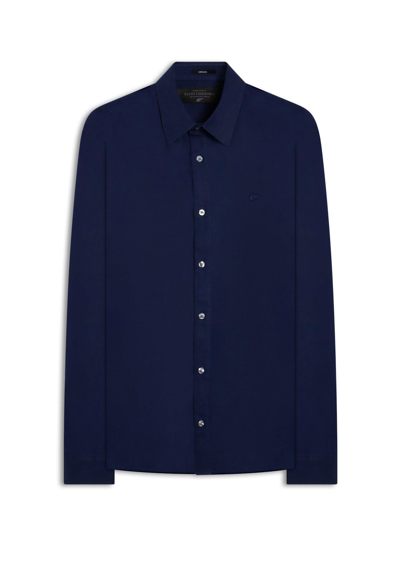 Camisa Linho Blend Anatomic Purple Blue