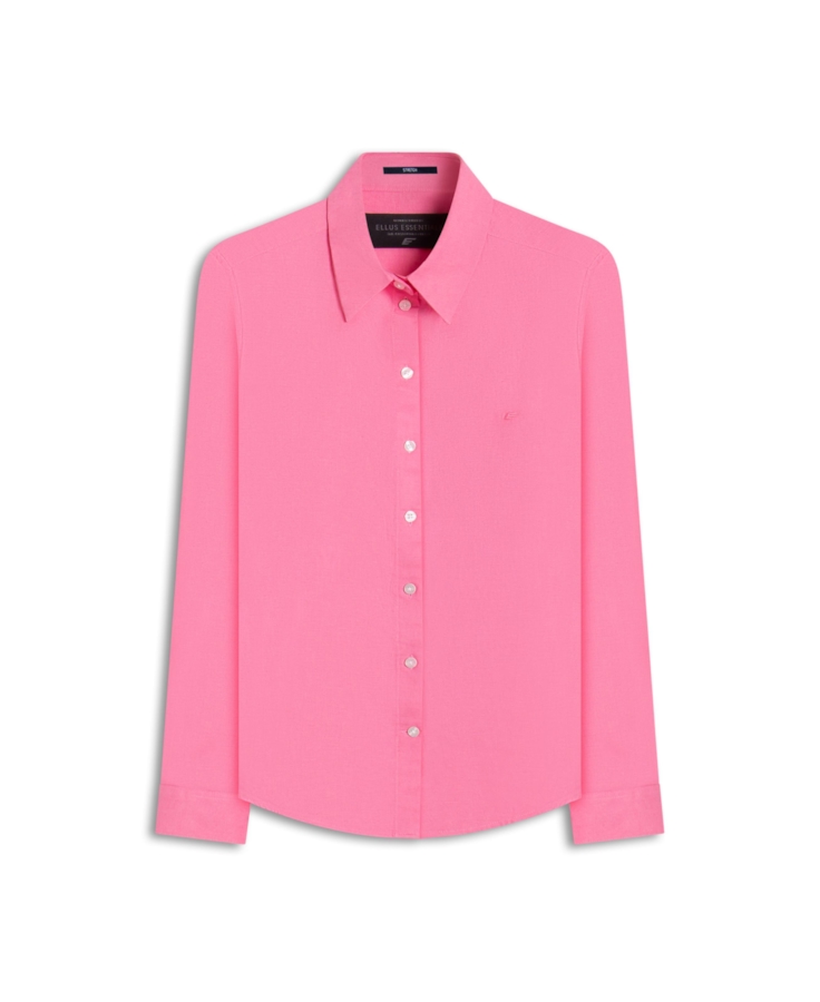 Camisa Linho Blend Anatomic Rosa