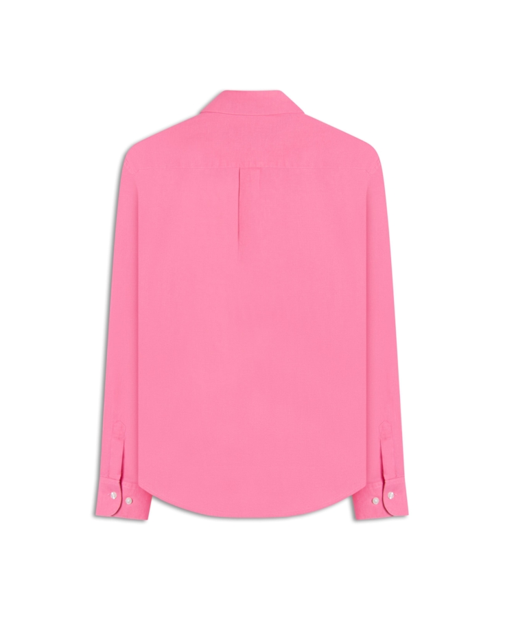 Camisa Linho Blend Anatomic Rosa