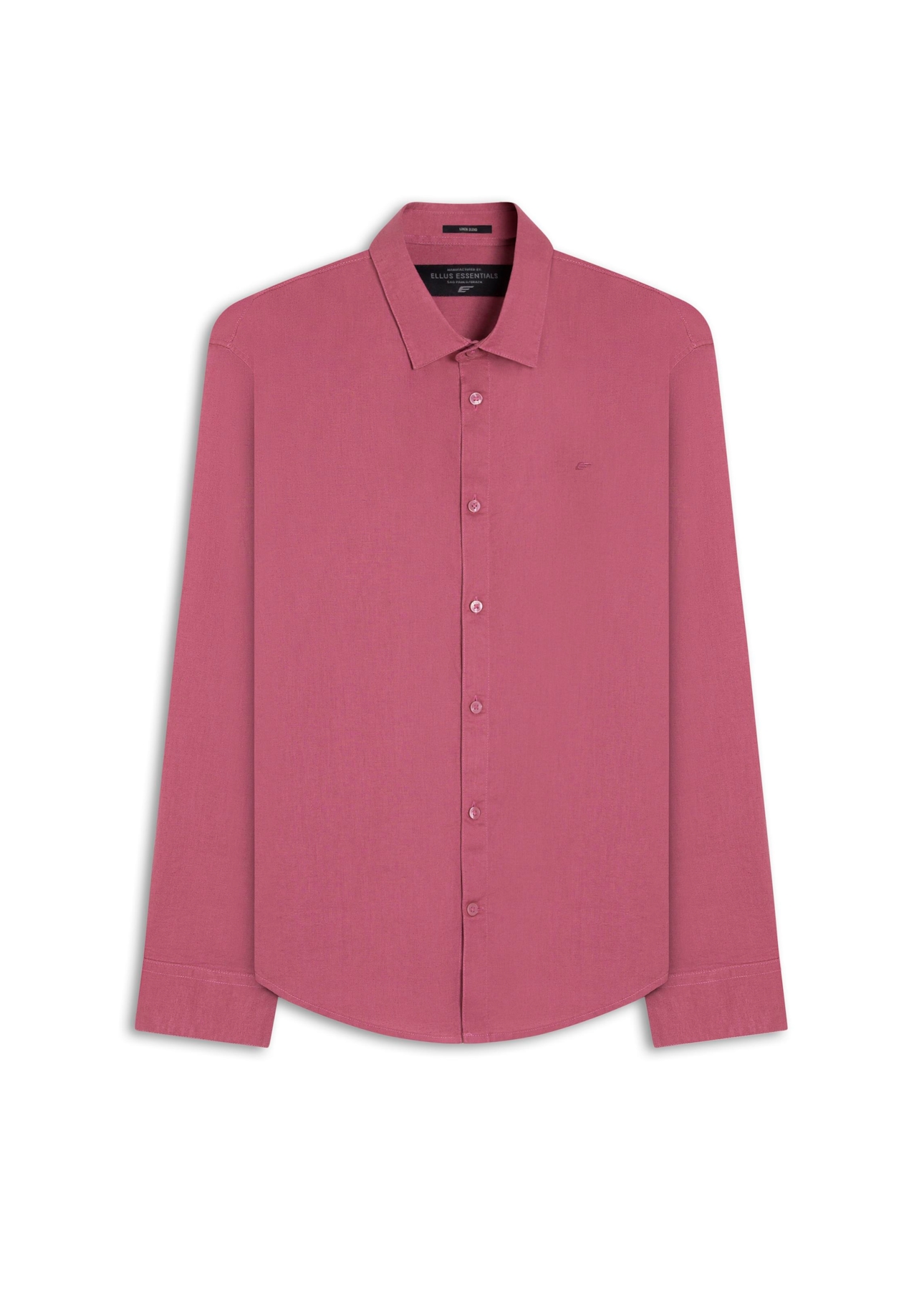 Camisa Linho Blend Anatomic Rosa Velho