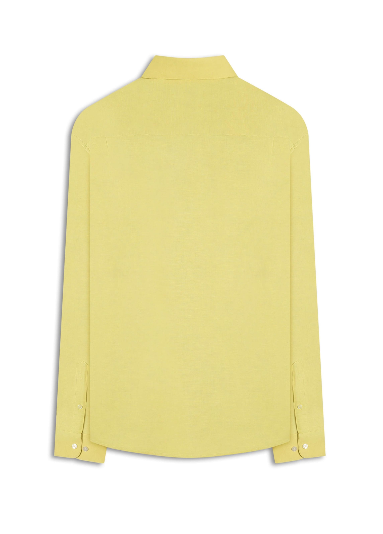 Camisa Linho Blend Anatomic Verde Limão