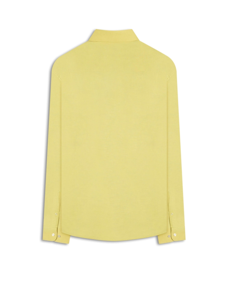 Camisa Linho Blend Anatomic Verde Limão