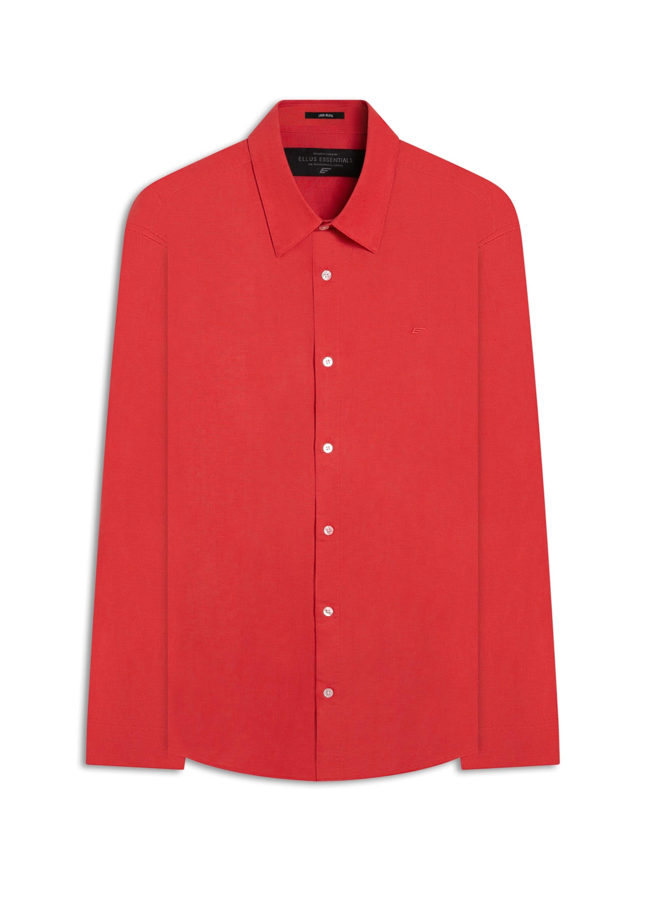 Camisa Linho Blend Anatomic Vermelho