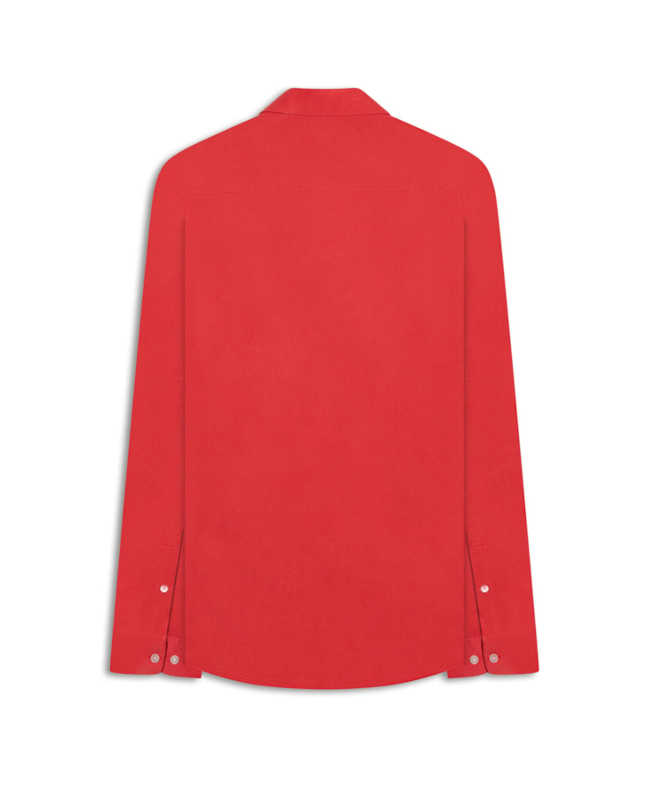 Camisa Linho Blend Anatomic Vermelho