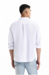 Camisa Linho Blend Classic Anatomic Branco