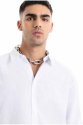 Camisa Linho Blend Classic Anatomic Branco