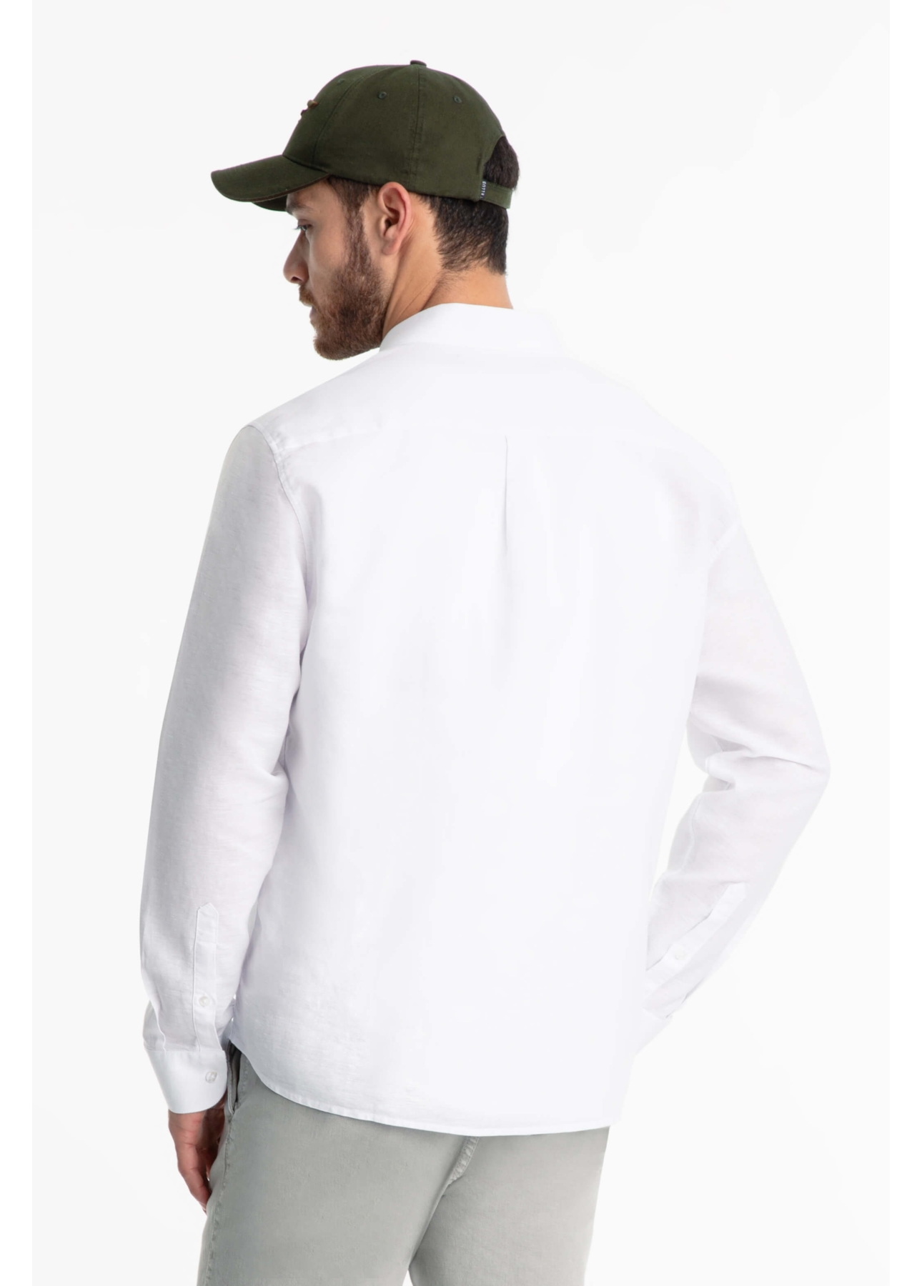 Camisa Linho Blend Classic Anatomic Branco