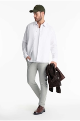 Camisa Linho Blend Classic Anatomic Branco