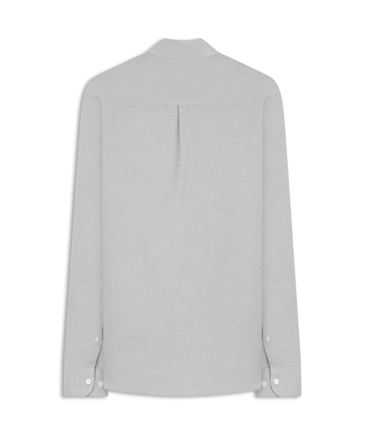 Camisa Linho Blend Classic Anatomic Cinza
