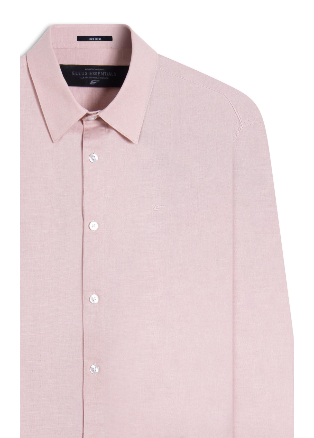 Camisa Linho Blend Classic Anatomic Nude