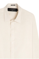 Camisa Linho Blend Classic Anatomic Off White