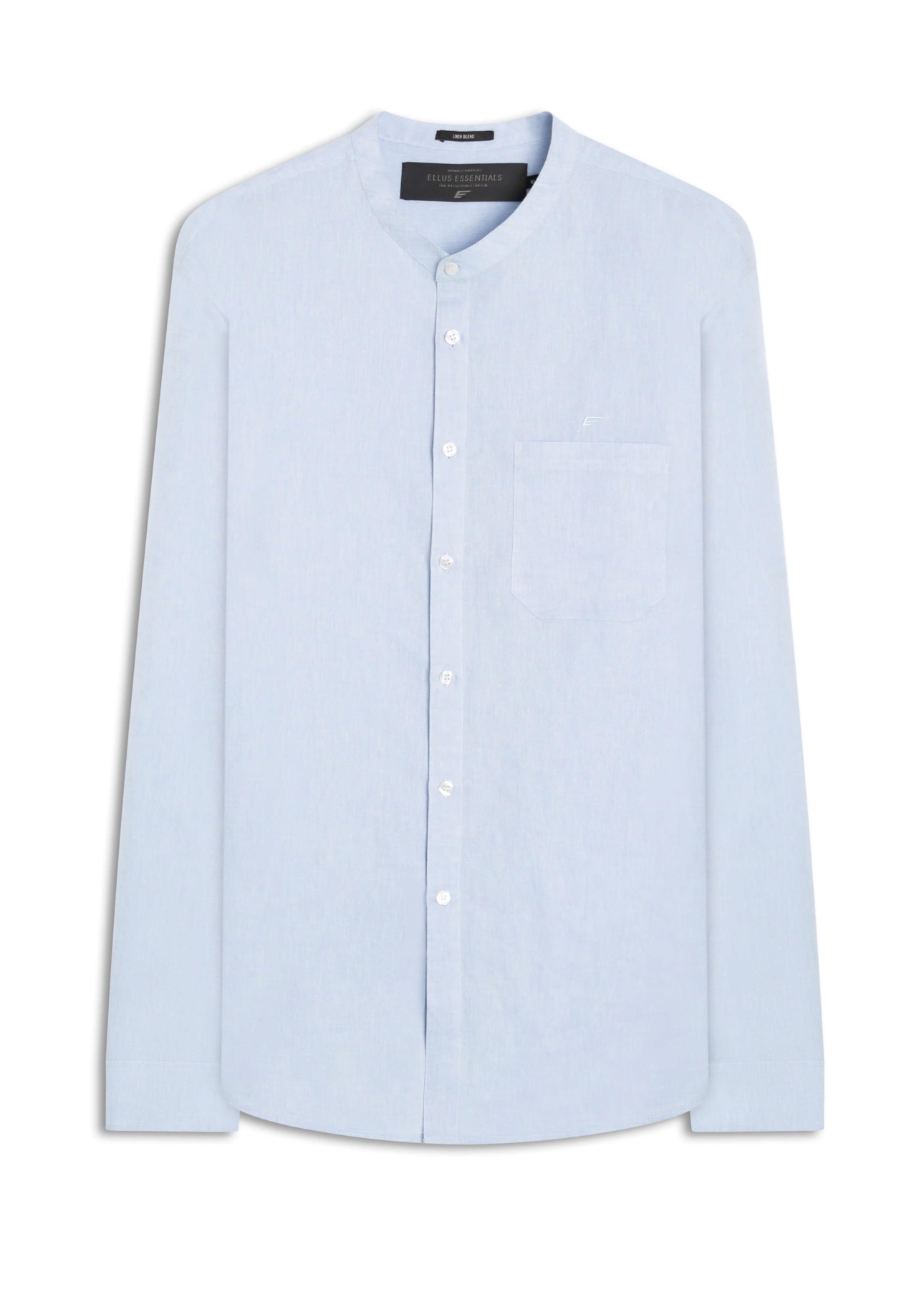 Camisa Linho Blend Cross Dye Class Azul Claro