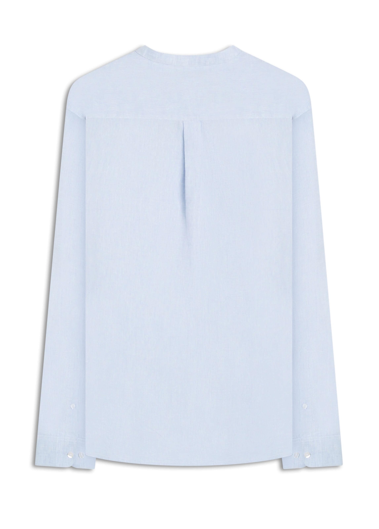 Camisa Linho Blend Cross Dye Class Azul Claro