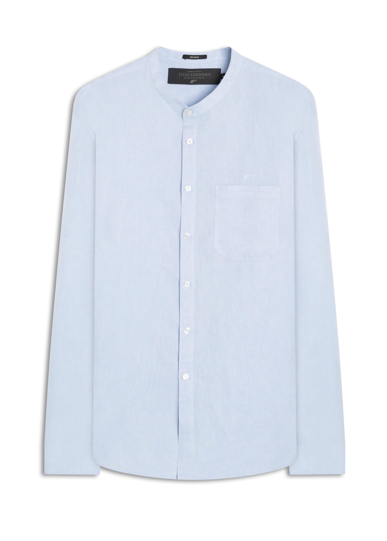 Camisa Linho Blend Cross Dye Class Azul Claro