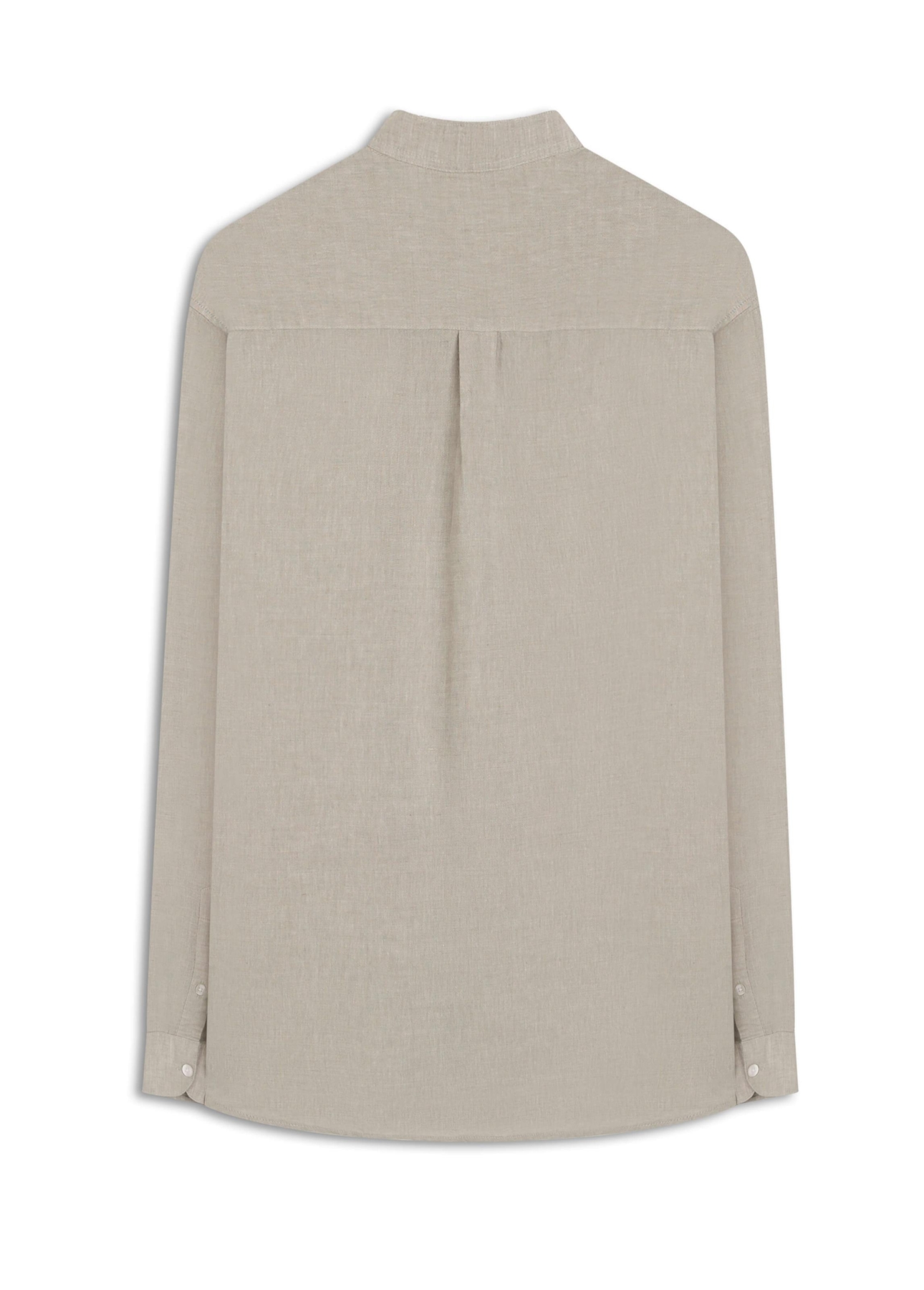 Camisa Linho Blend Cross Dye Class Cinza