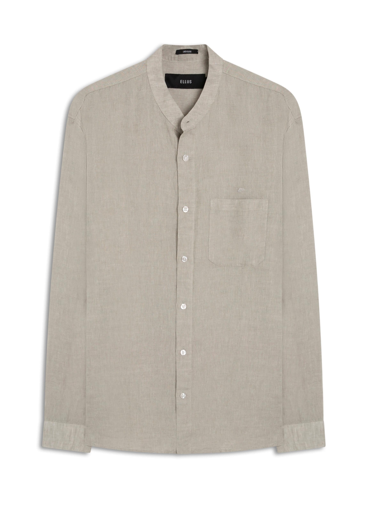 Camisa Linho Blend Cross Dye Class Cinza