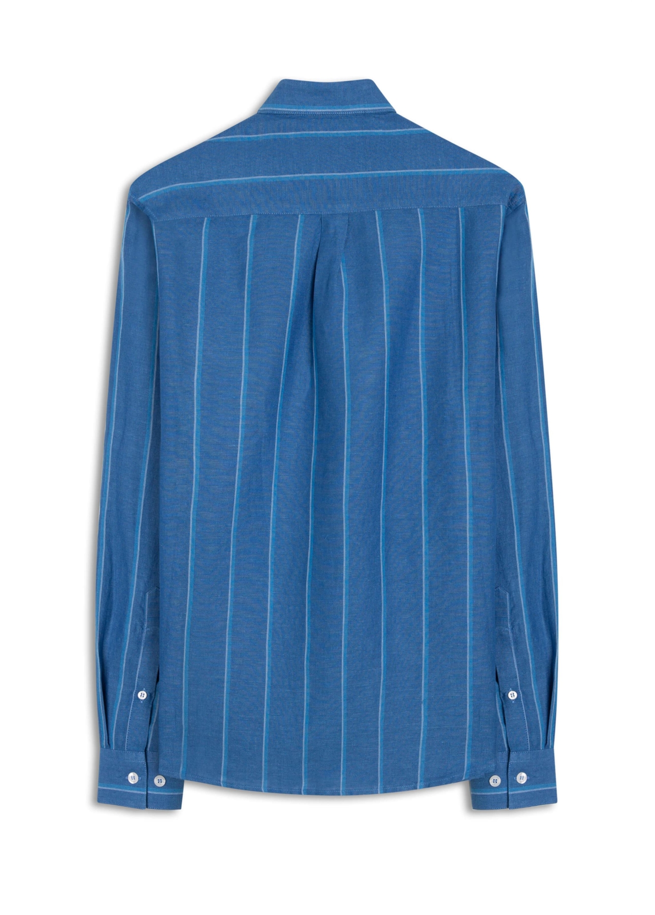 Camisa Linho Blend Difusion Classic Azul Bic