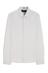 Camisa Linho Blend Earth Slim Anatomic Cinza