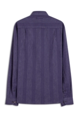 Camisa Linho Blend Earth Slim Anatomic Marinho