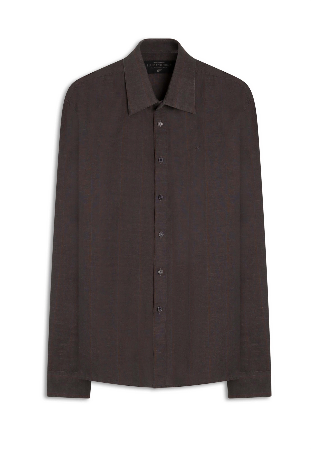 Camisa Linho Blend Fenis Classic Anatomic Dark Navy