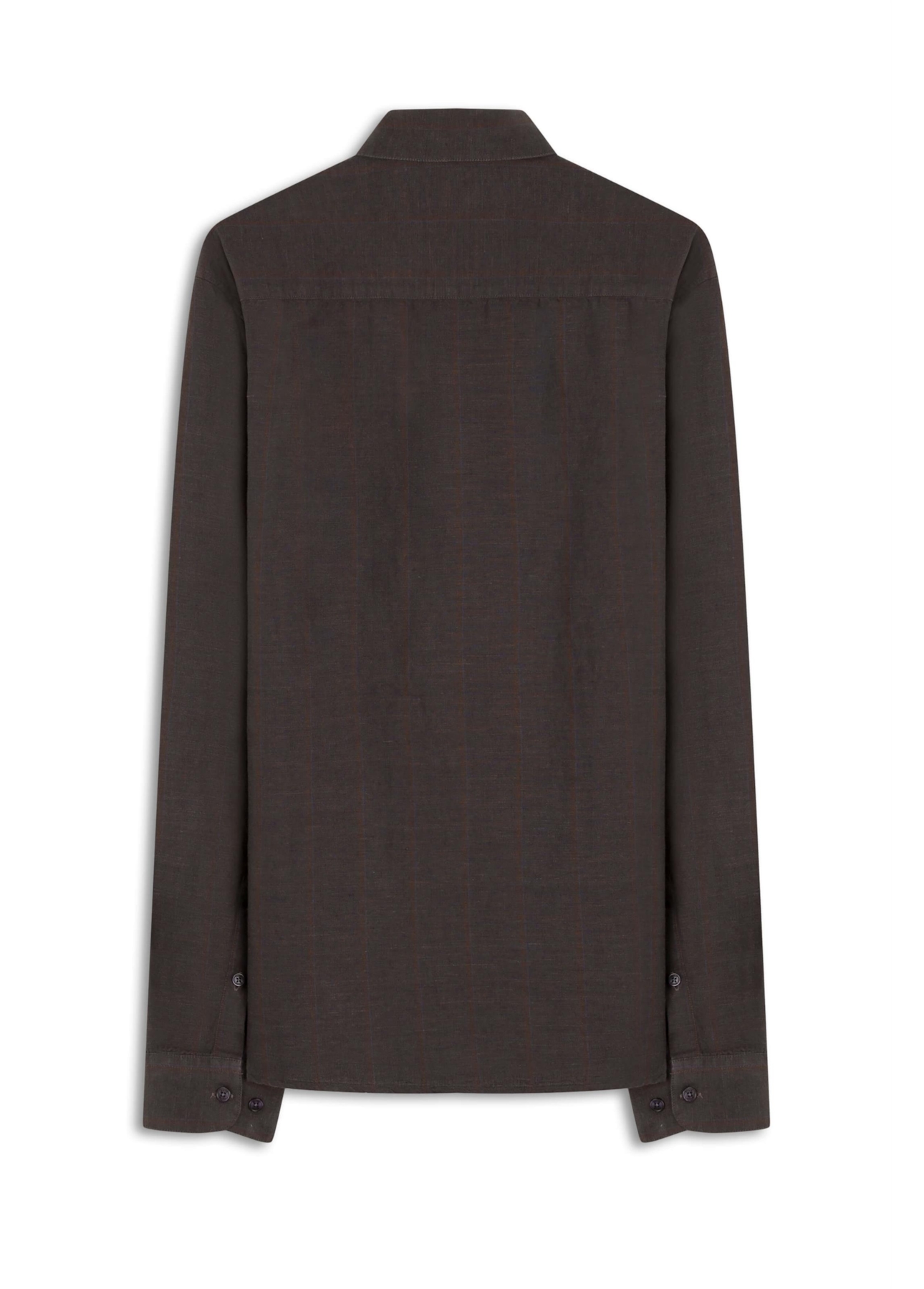Camisa Linho Blend Fenis Classic Anatomic Dark Navy