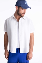 Camisa Linho Blend Glide Surf Anatomic Branco