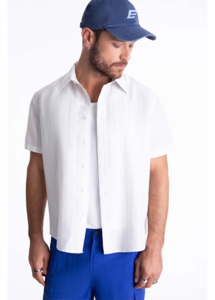 Camisa Linho Blend Glide Surf Anatomic Branco