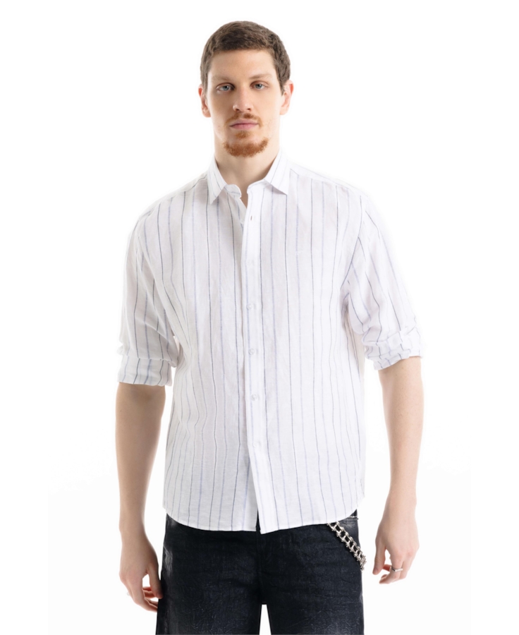 Camisa Linho Blend  Grove Bege