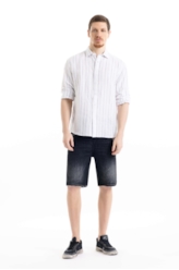 Camisa Linho Blend  Grove Bege